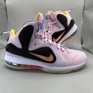 Nike LeBron 9 Shoes Mens Size 9.5 King Of LA Pink Basketball Sneakers DJ3908-600